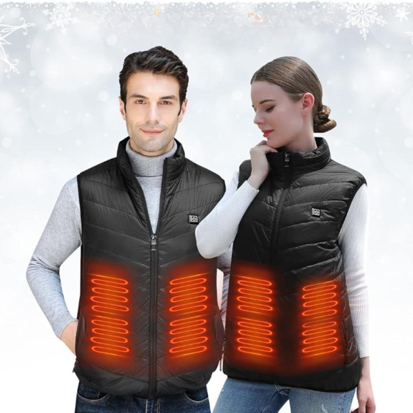 Gilet riscaldante impermeabile senza maniche | FLAMEVEST