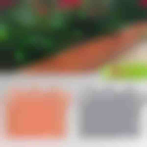 Recinzione per bordure da giardino effetto mattone - 6 pezzi, resistente ai raggi UV | TERRABARIC