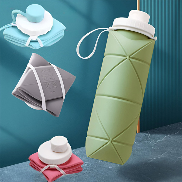 Bottiglia d'acqua pieghevole (600 ml) | FOLDSIP