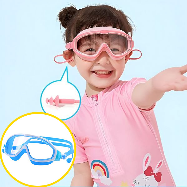 Occhiali da nuoto HD antiappannamento per bambini | FROGGLE