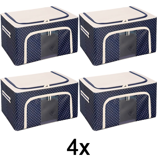 4x Scatola portaoggetti per guardaroba | STACKBOX