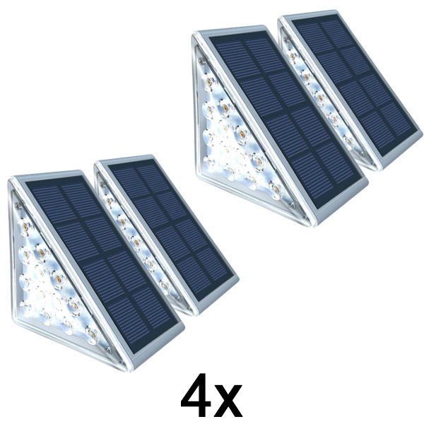 2x Lampada solare impermeabile (2 pezzi) | LUMOSTEP