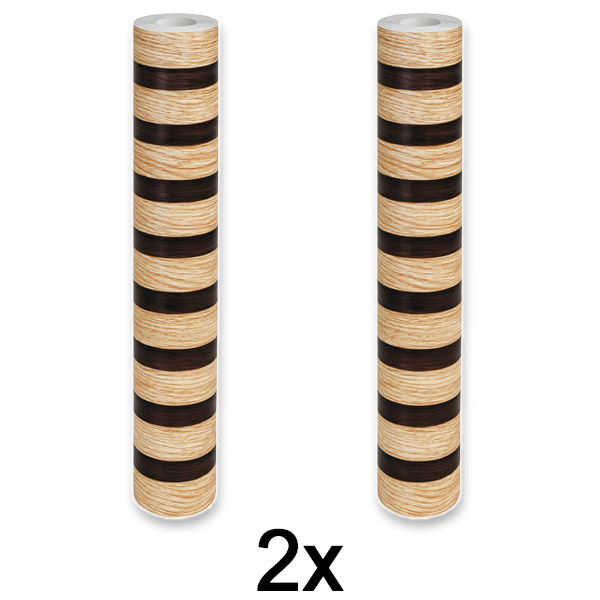 2x Pannello murale autoadesivo effetto legno | LINEWALL