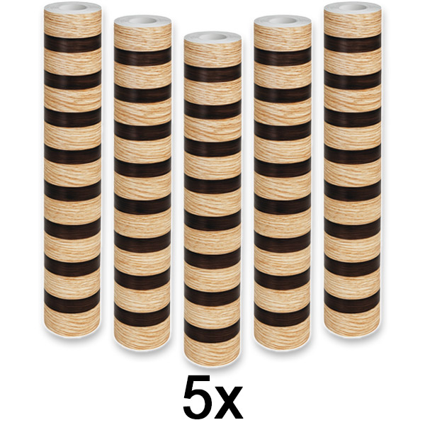 5x Pannello murale autoadesivo effetto legno | LINEWALL