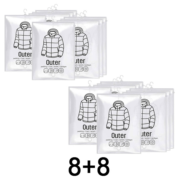 2x Sacchetti sottovuoto da appendere – (4 pz) | VACUHANG 4+4 GRATIS