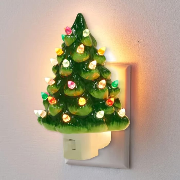 Luce notturna festiva in ceramica | CERANIGHT