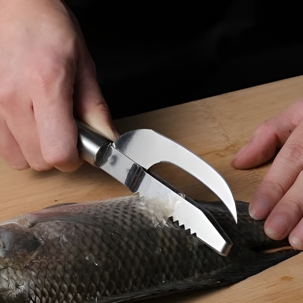 Squamatore per pesce in acciaio inox | FISHBLADE