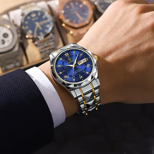 Orologio di lusso luminoso con calendario | TIMEXA