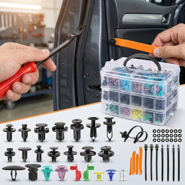 Kit universale di fissaggi per auto (725 pz/set) | CARFIXA