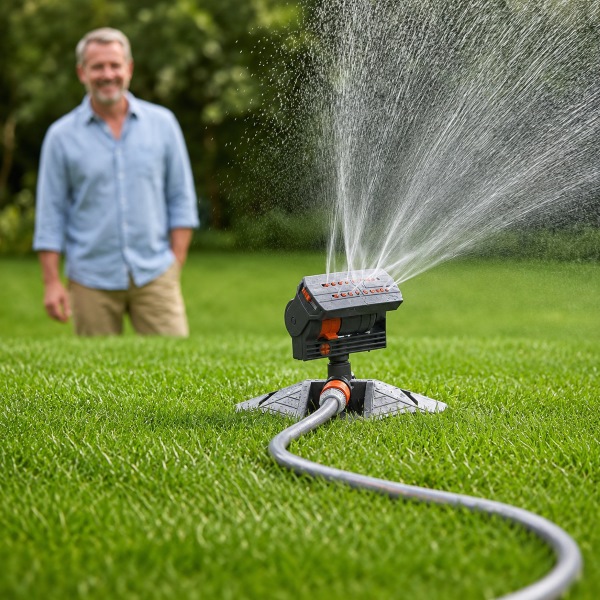 Irrigatore oscillante regolabile per prato – copre fino a 278 m² | WETSWEEP