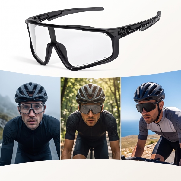 Occhiali da ciclismo fotocromatici adattivi | WINDVUE